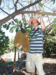 Paul With a Big Jakfruit