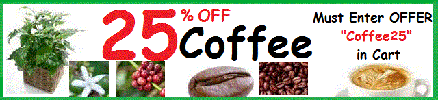 25% Off Coffee Plants